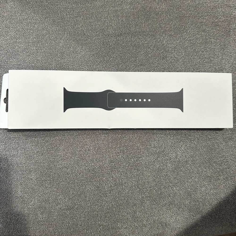 Apple Watch Sport band space black with stainless steel pin